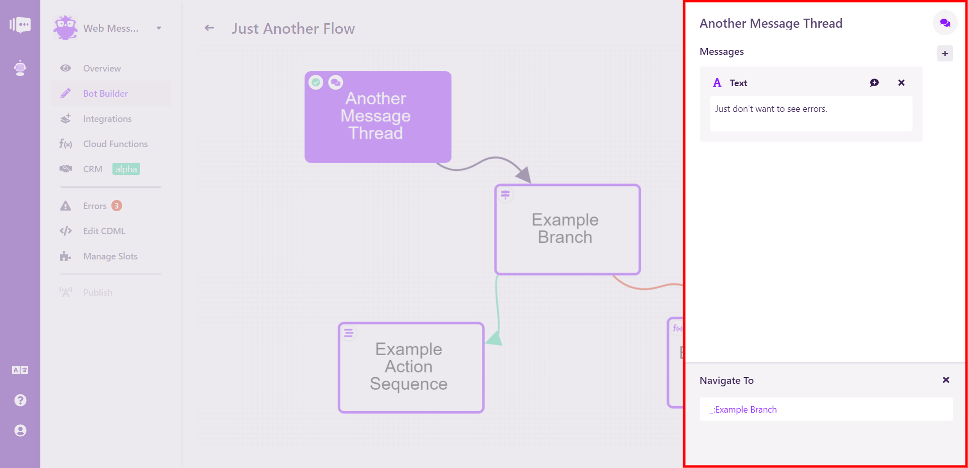 Bot Graph Element Modal