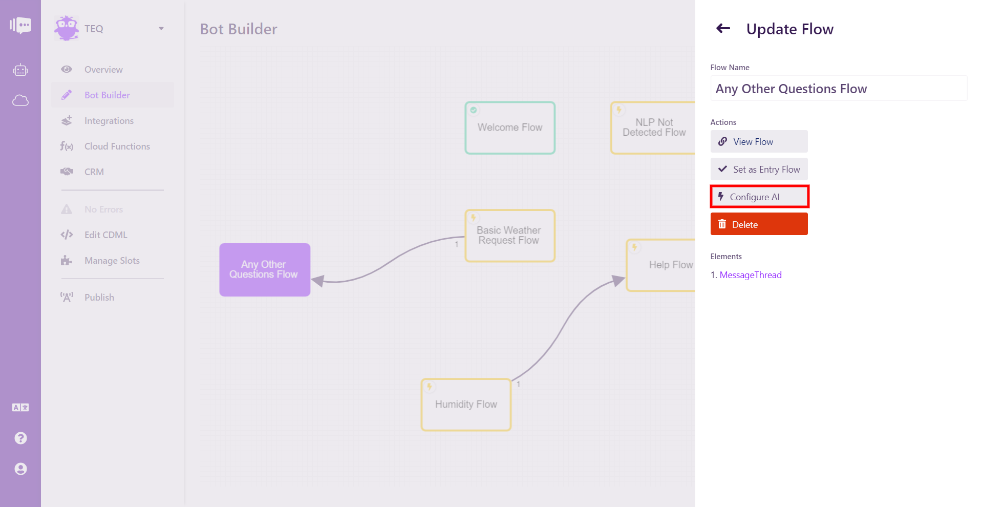 Configure AI in Graph View