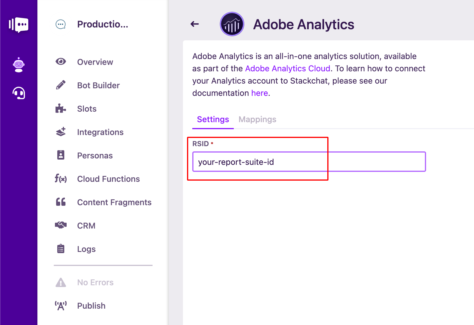 Adobe Analytics Company Settings