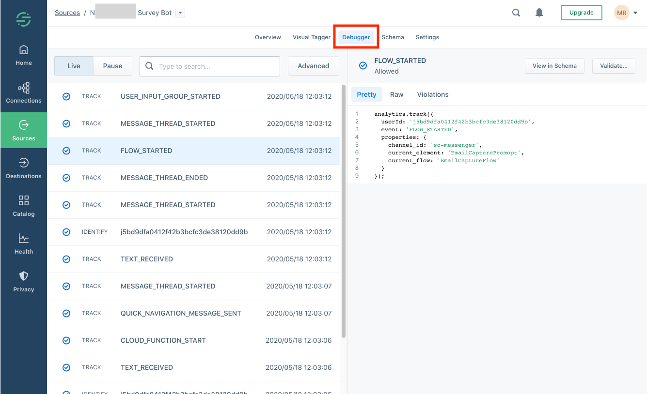 Segment Create Node Source